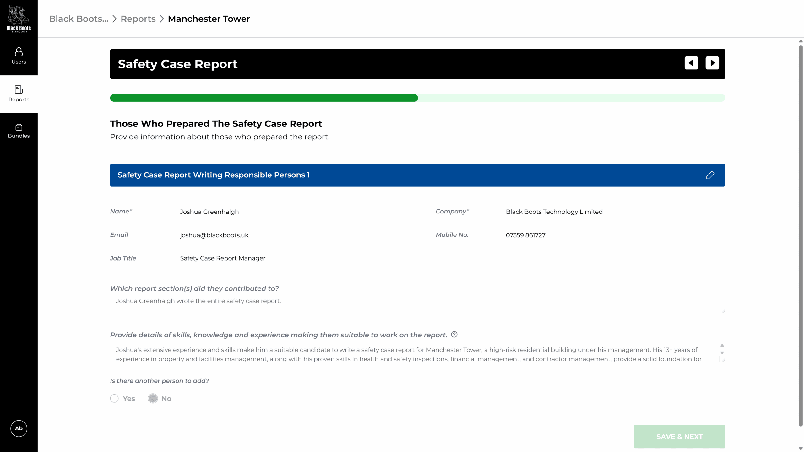 BB-SCR Report